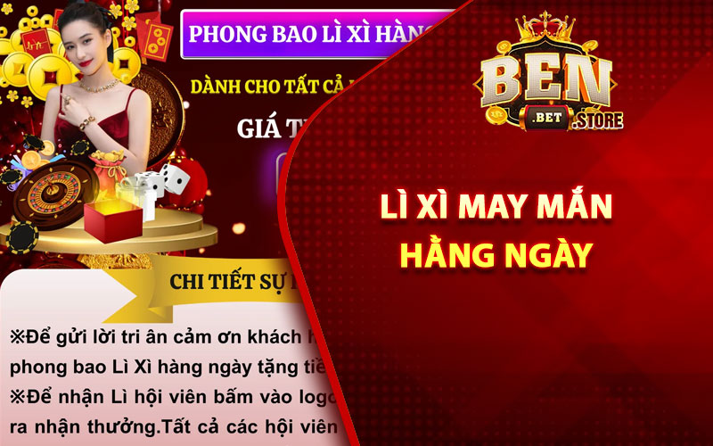 Lì xì may mắn hằng ngày