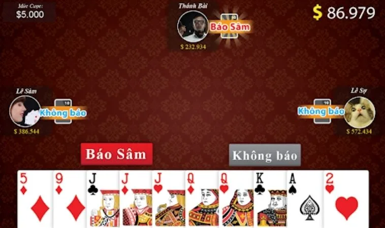 Cách tham gia chơi Sâm Lốc BenBet