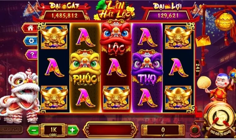 Các biểu tượng trong game Nổ Hũ Lân Hái Lộc Tại BenBet