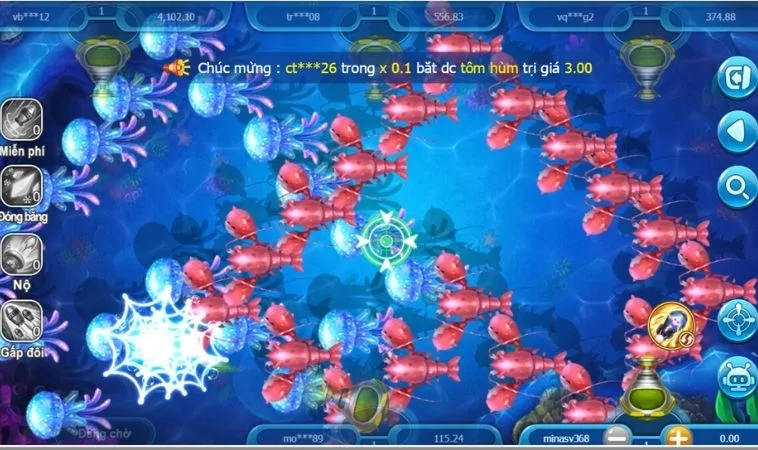 Các sinh vật trong game Thợ Săn Cá BenBet